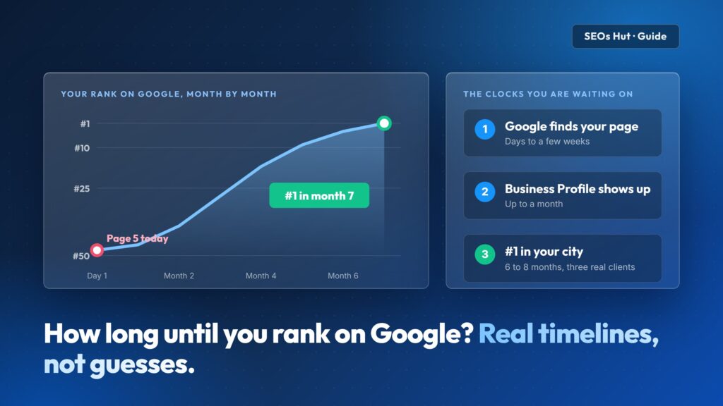 How Long Does It Take to Rank on Google? Four Clocks, Real Data
