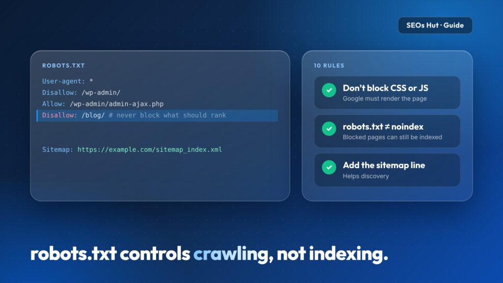 Robots.txt Best Practices: 10 Rules for SEO